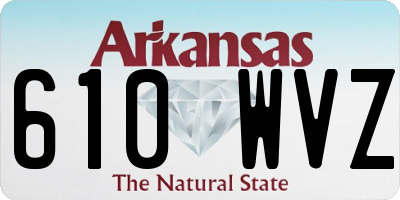 AR license plate 610WVZ