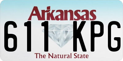 AR license plate 611KPG