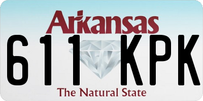 AR license plate 611KPK