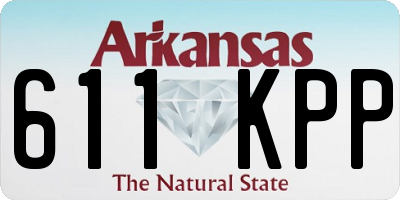 AR license plate 611KPP