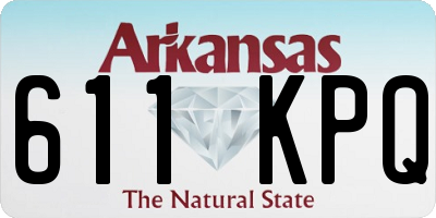 AR license plate 611KPQ