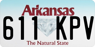 AR license plate 611KPV