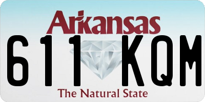 AR license plate 611KQM