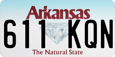 AR license plate 611KQN