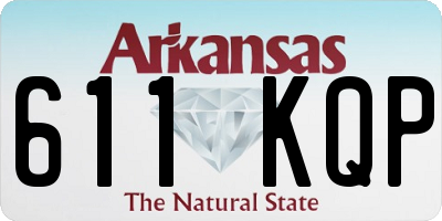 AR license plate 611KQP