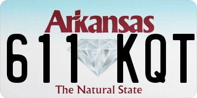 AR license plate 611KQT