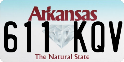 AR license plate 611KQV