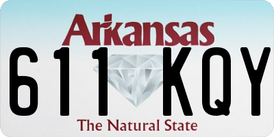 AR license plate 611KQY