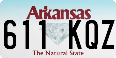 AR license plate 611KQZ