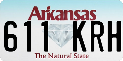 AR license plate 611KRH