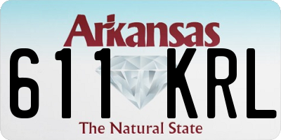 AR license plate 611KRL