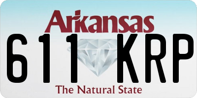 AR license plate 611KRP