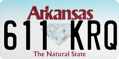AR license plate 611KRQ