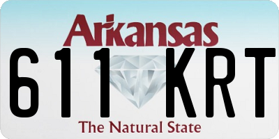 AR license plate 611KRT