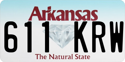 AR license plate 611KRW
