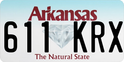 AR license plate 611KRX