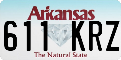 AR license plate 611KRZ