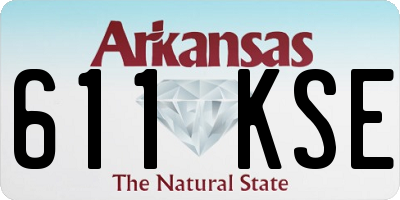 AR license plate 611KSE