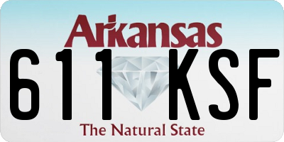 AR license plate 611KSF