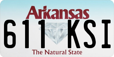 AR license plate 611KSI