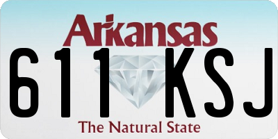 AR license plate 611KSJ