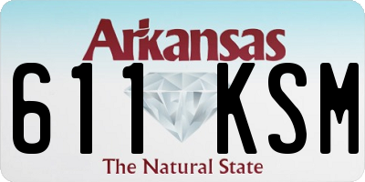 AR license plate 611KSM