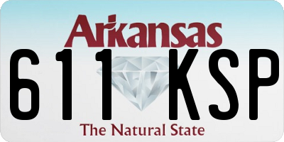 AR license plate 611KSP