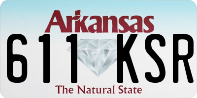 AR license plate 611KSR