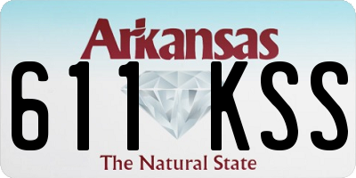 AR license plate 611KSS