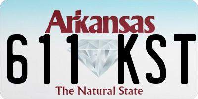 AR license plate 611KST