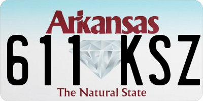 AR license plate 611KSZ
