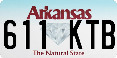AR license plate 611KTB