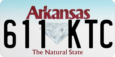 AR license plate 611KTC