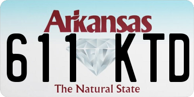 AR license plate 611KTD