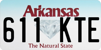 AR license plate 611KTE
