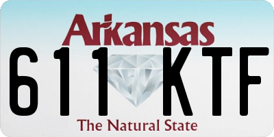 AR license plate 611KTF