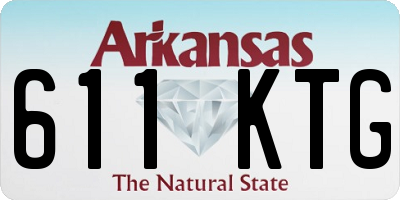 AR license plate 611KTG