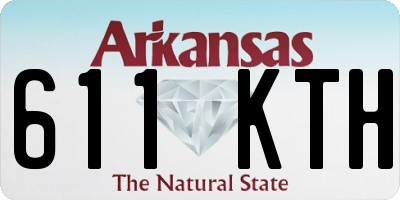 AR license plate 611KTH