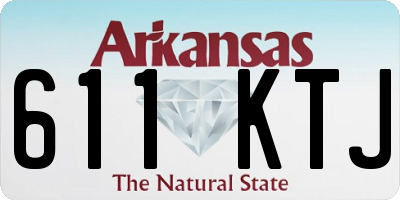 AR license plate 611KTJ
