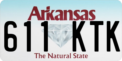 AR license plate 611KTK