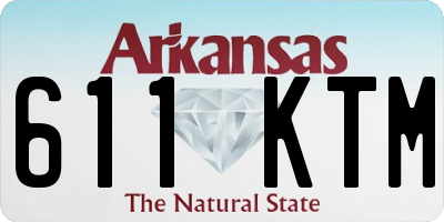 AR license plate 611KTM