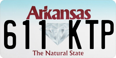 AR license plate 611KTP