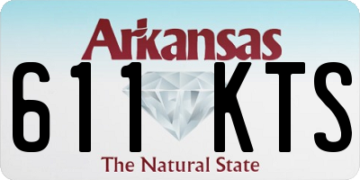 AR license plate 611KTS