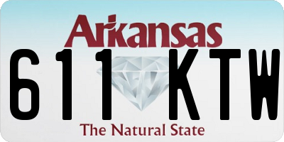 AR license plate 611KTW