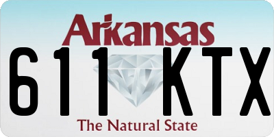 AR license plate 611KTX