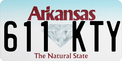 AR license plate 611KTY