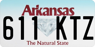 AR license plate 611KTZ