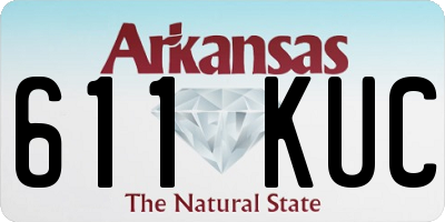 AR license plate 611KUC