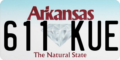 AR license plate 611KUE