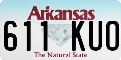 AR license plate 611KUO